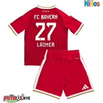 Camiseta Bayern Munich Konrad Laimer #27 Primera Equipación para niños 2026-27 manga corta (+ pantalones cortos)